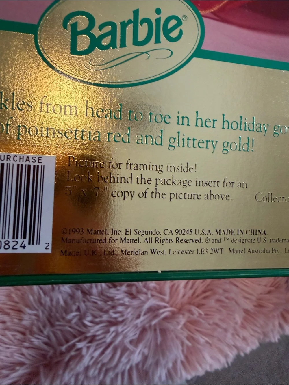 1993 special edition Holiday Barbie